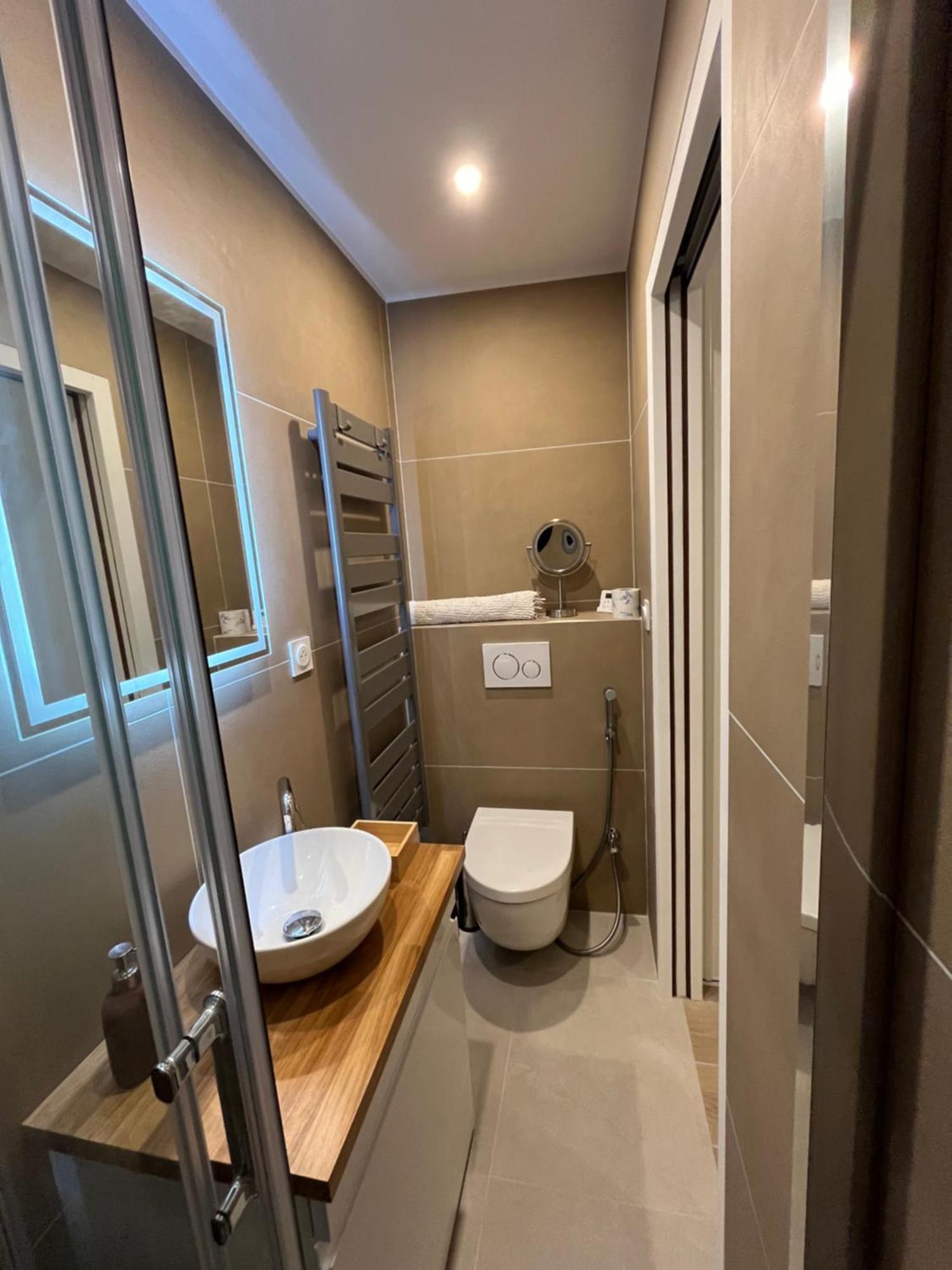 Chambre Chez Habitant Douche Wc Prives - Calme - Terrasse 圣日耳曼昂莱 外观 照片